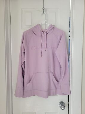Champion Lavender Pullover Hoodie Size L